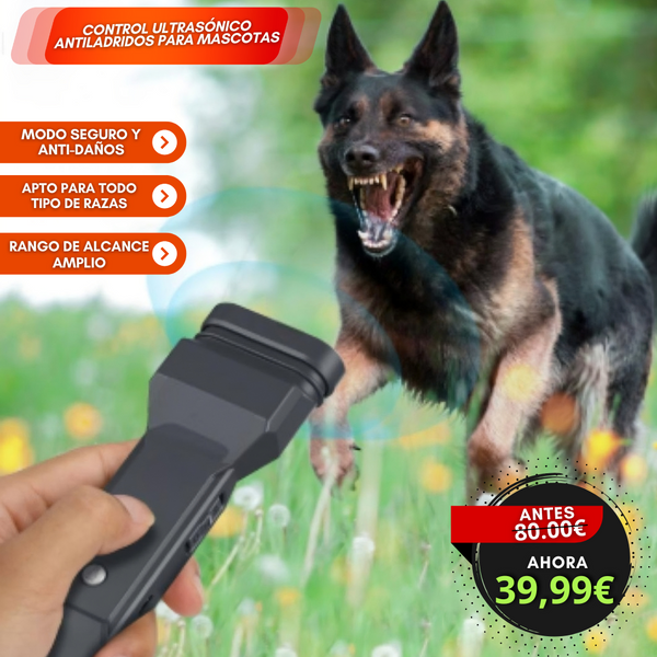 PetQuiet™ Dispositivo de Control Ultrasónico Antiladridos para Mascotas - [PROMOCIÓN DISPONIBLE SOLO HOY]