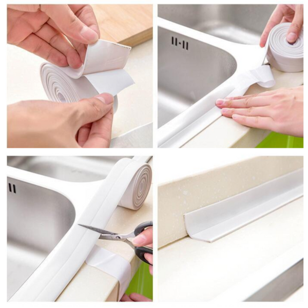 SealFlex™ Cintas Impermeables para Bordes Blanco - [PROMOCIÓN DISPONIBLE SOLO HOY]