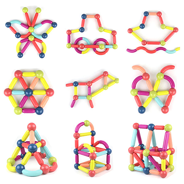 SUPERBLOCK™ Juego de bloques de construcción magnéticos para niños (42 unidades) - [PROMOCIÓN DISPONIBLE SOLO HOY]