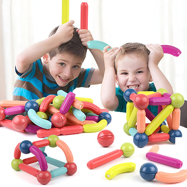 SUPERBLOCK™ Juego de bloques de construcción magnéticos para niños (42 unidades) - [PROMOCIÓN DISPONIBLE SOLO HOY]
