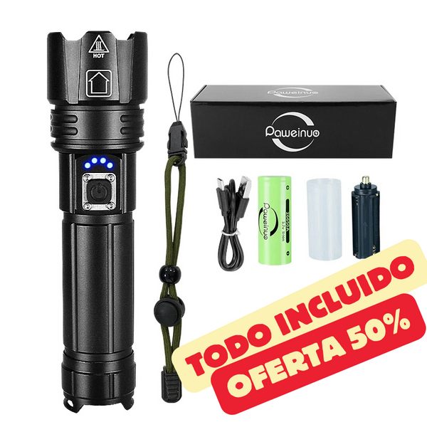 FocoMax™ Pro - Luz táctica de alto alcance  - [PROMOCIÓN DISPONIBLE SOLO HOY]