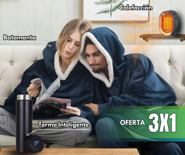 (1 Termo Inteligente + 1 Batamanta + 1 Calefactor) ¡Increíble oferta de Otoño que no te puedes perder! - [PROMOCIÓN DISPONIBLE SOLO HOY]