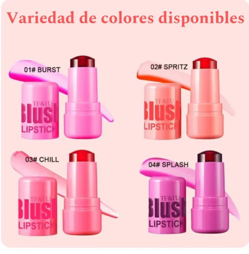 JellyColor™ Compre 2 y Lleve 4 💄Labial Multiuso de Gelatina - 3 en 1 🚚Envio Gratis