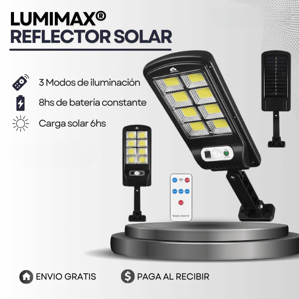 LumiMax™ Reflector Solar para Exteriores 180W - [PROMOCIÓN DISPONIBLE SOLO HOY]