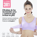 AirBra™ - Oferta Especial 3X1 - 3 Sujetadores Push Up Beige, Blanco y Negro