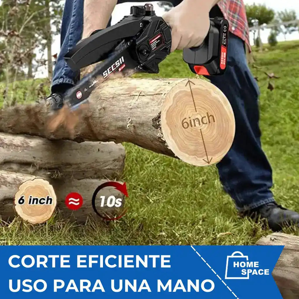 PowerCut Mini Motosierra Inalámbrica con 2 Baterías - ENVÍO GRATIS - [PROMOCIÓN DISPONIBLE SOLO HOY]
