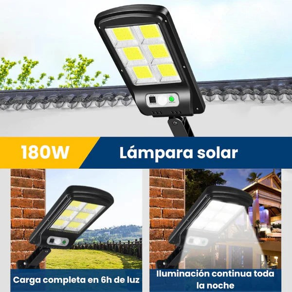LumiMax™ Reflector Solar para Exteriores 180W - [PROMOCIÓN DISPONIBLE SOLO HOY]
