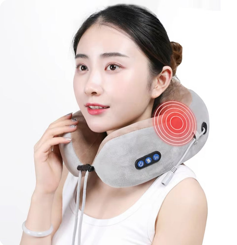RelaxEase™ Masajeador Almohada Eléctrico Cuello - [PROMOCIÓN DISPONIBLE SOLO HOY]