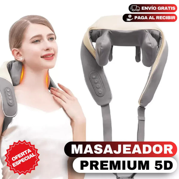 CuelloPro™ Masajeador 5D con Calor Integrado - [PROMOCIÓN DISPONIBLE SOLO HOY]