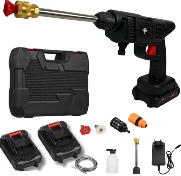 BlastFlow™ - Pistola Alta Presión Profesional Portátil Doble Bateria - [PROMOCIÓN DISPONIBLE SOLO HOY]